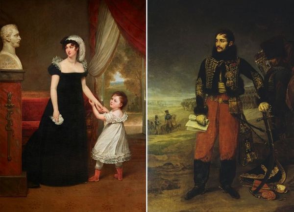 peinture Le comte Antoine Charles Louis de Lasalle, général de Napoléon mort à la bataille de Wagram